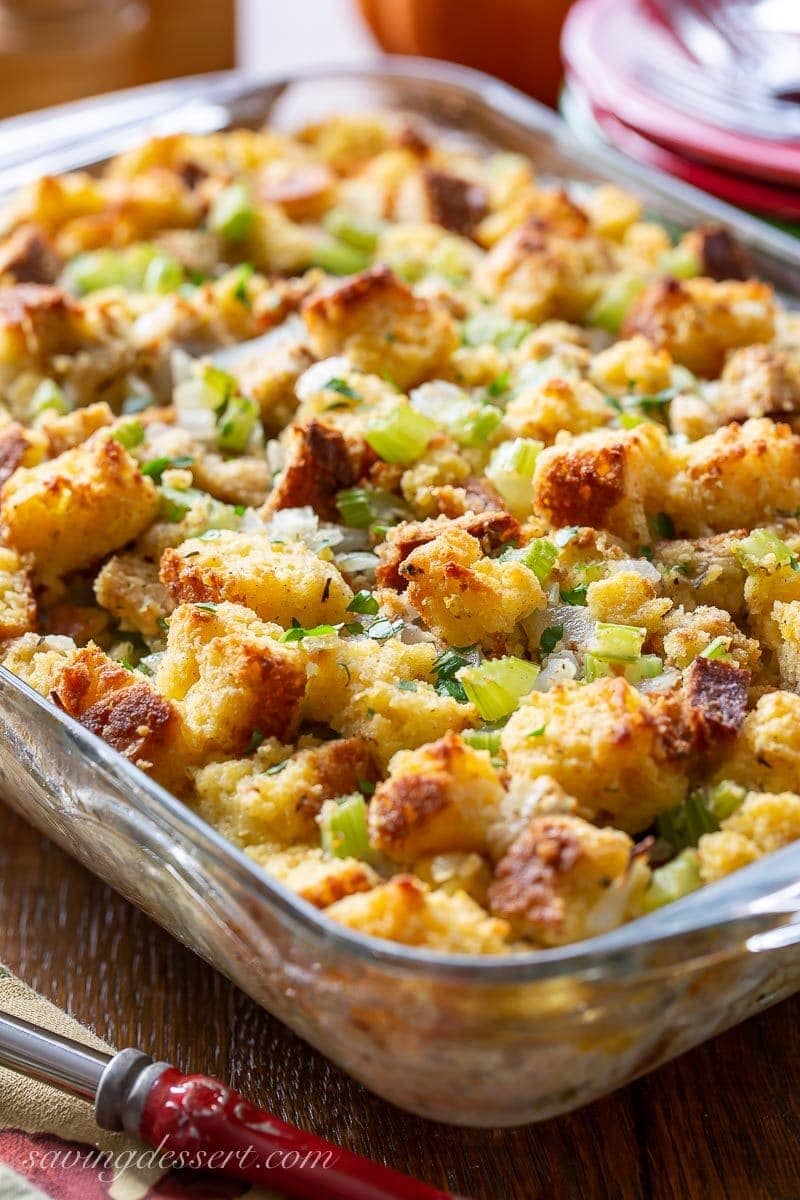 Southern Cornbread Dressing Recipe - Saving Room for Dessert