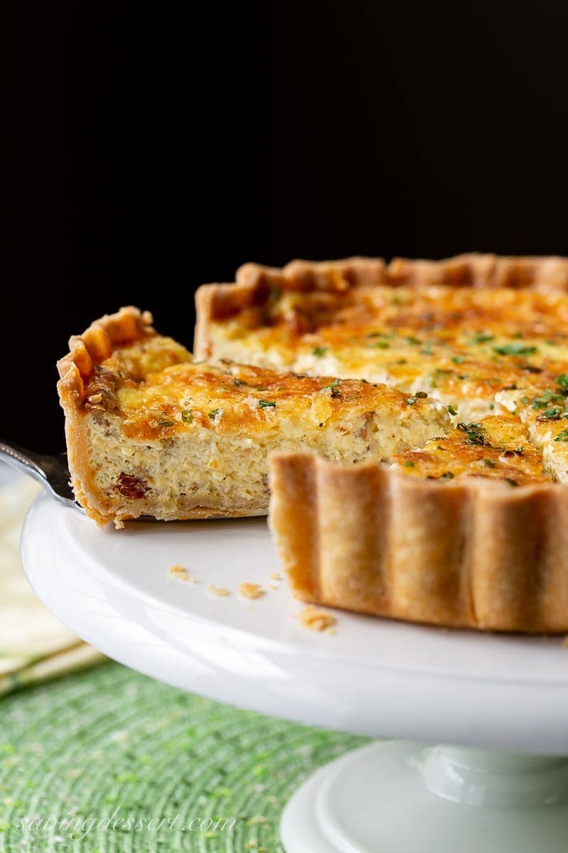 Classic Quiche Lorraine Saving Room For Dessert