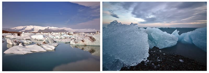 Iceland glacier lagoon
