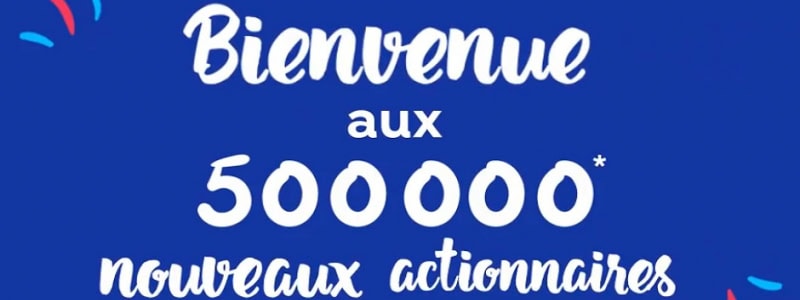 500000 actionnaires fdj bourse