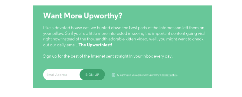Opt-in example