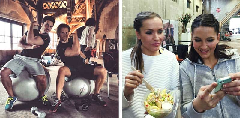 making of fitness fotoshoot - fitbrand