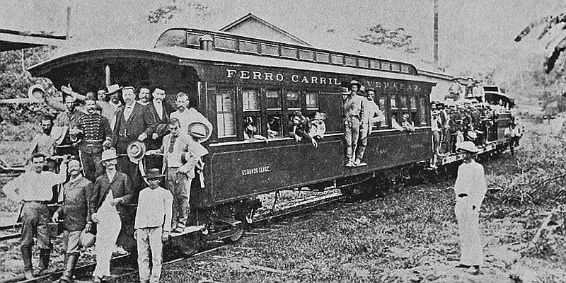 Inauguración del Ferrocarril Alta Verapaz