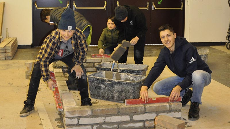 Werkraumschule Bezau auf der com:bau