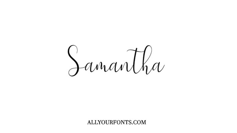 Samantha Font Family Free Download - All Your Fonts