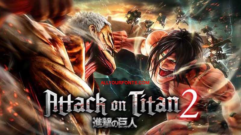 Attack on Titan Font Download