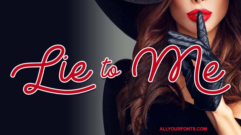 Lie To Me Font Free Download