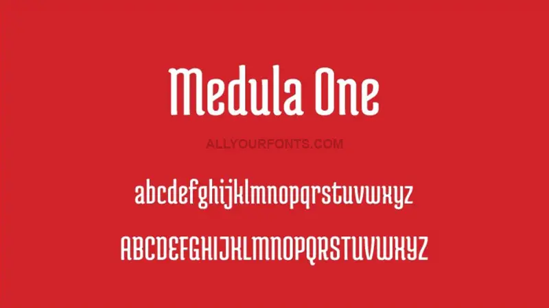 Medula One Font Free Download