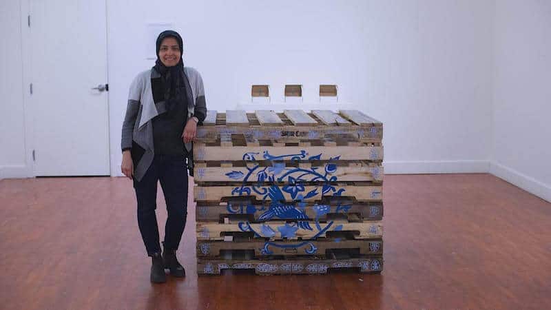 Soheila Esfahani installation view