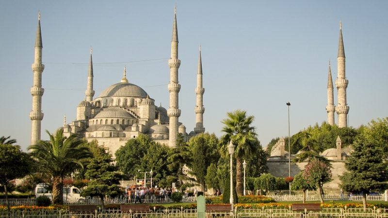 Blue Mosque view in Istanbul