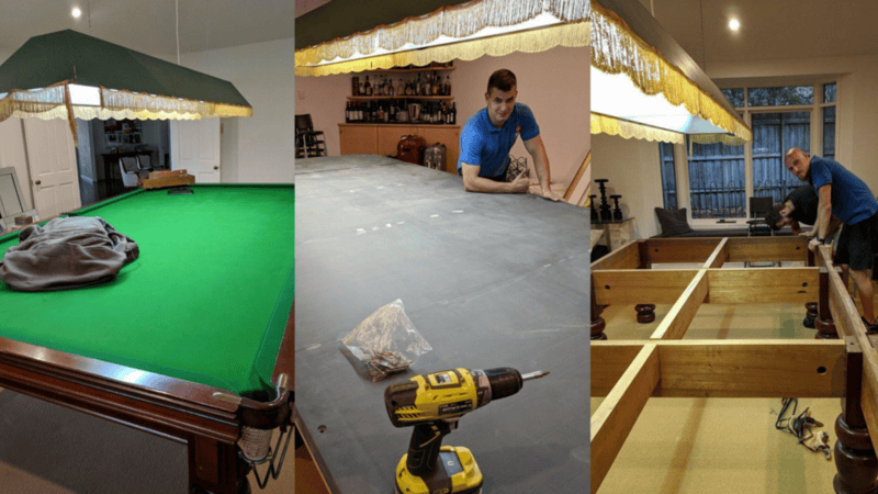 Snooker table removals