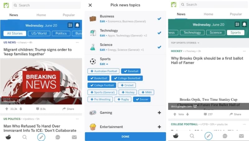 Reddit-Best News Apps for Android and iOS