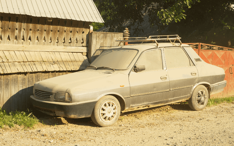 what destroys car paint instantly