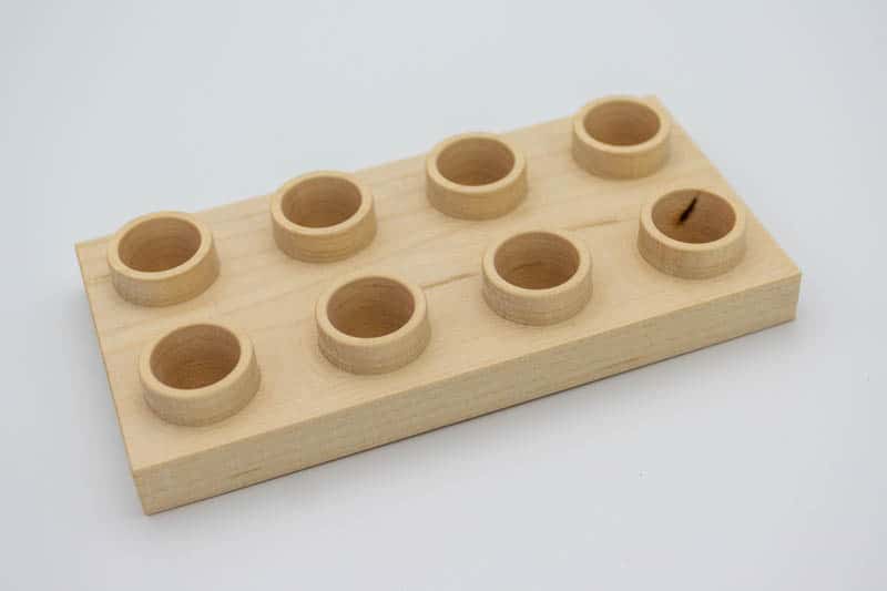 wooden er16 storage tray