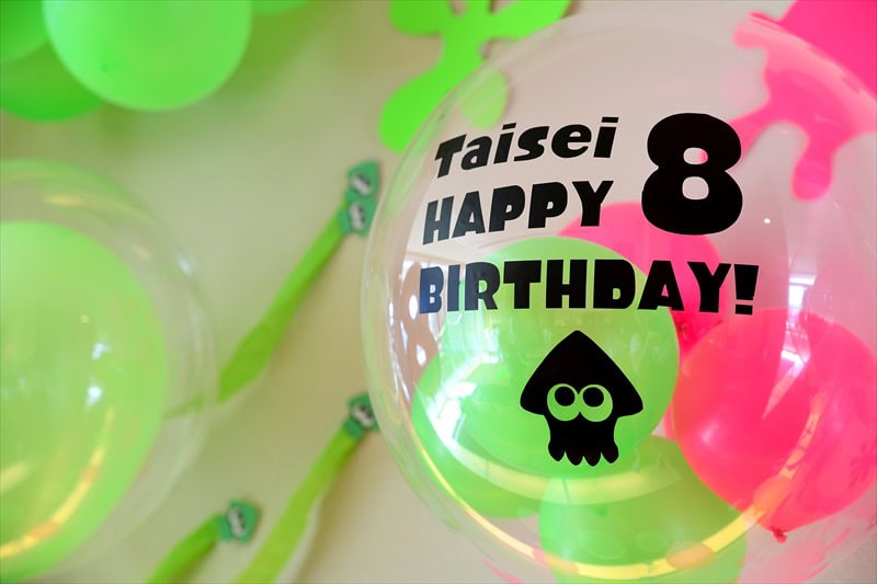 Splatoon Themed Birthday Party スプラトゥーンのバースデイパーティー リトルレモネード キッズパーティープランナー