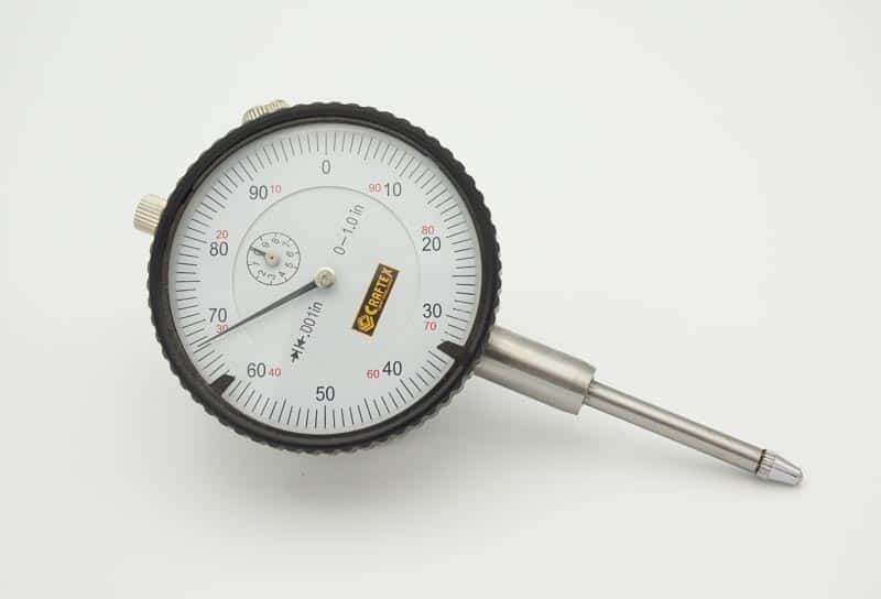 a typical dial indicator