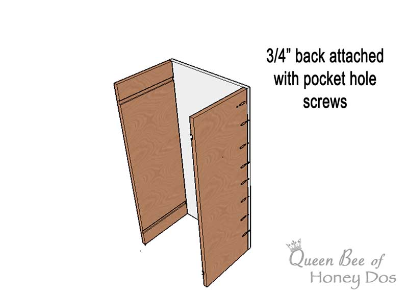 diagram of wall cabinet construction