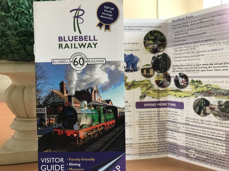 bluebell railway brochure