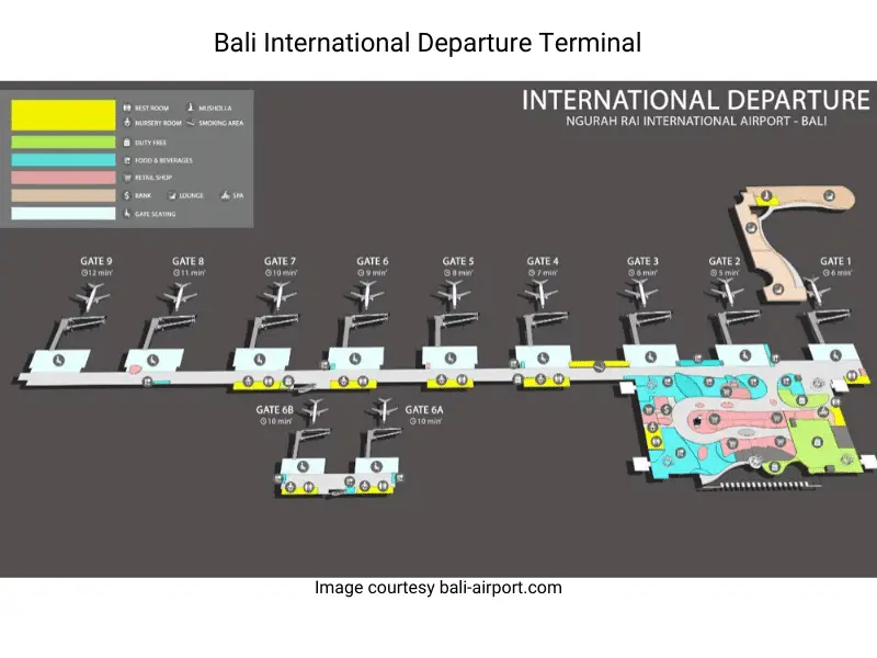 Ngurah Rai International Airport Map