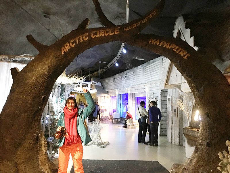 Santa Park - Cueva de los elfos de Papa Noel - Rovaniemi - Línea imaginaria Círculo Polar Ártico