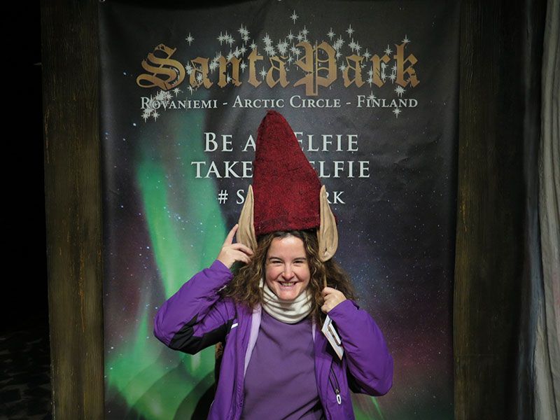 Santa Park - Cueva de los elfos de Papa Noel - Rovaniemi - Selfie