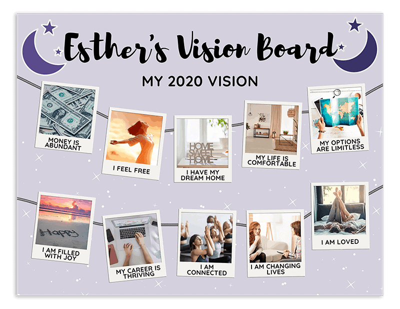 esthers vision board mockupp digital vision board template