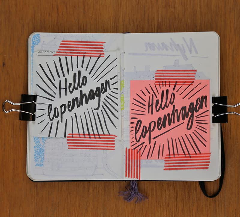 Moleskine European City Map Drawings illustration Jitesh Patel