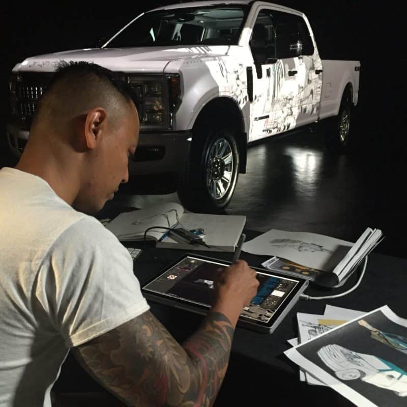 Ford F-Series Super Duty-3D Projection Mapping-Derooted Los Angeles-22 Ford F-Series Super Duty-3D Projection Mapping-Derooted Los Angeles-22