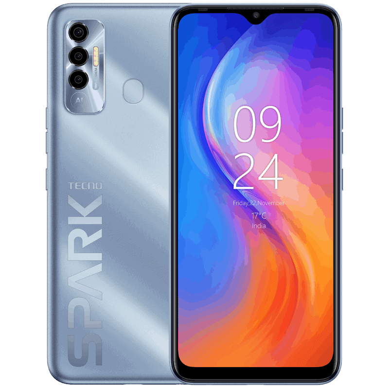 Tecno Spark 7P grey colour