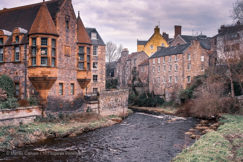 Un Barrio Que Parece Un Pueblo Dentro De Edimburgo Dean Village 101 Lugares Increibles