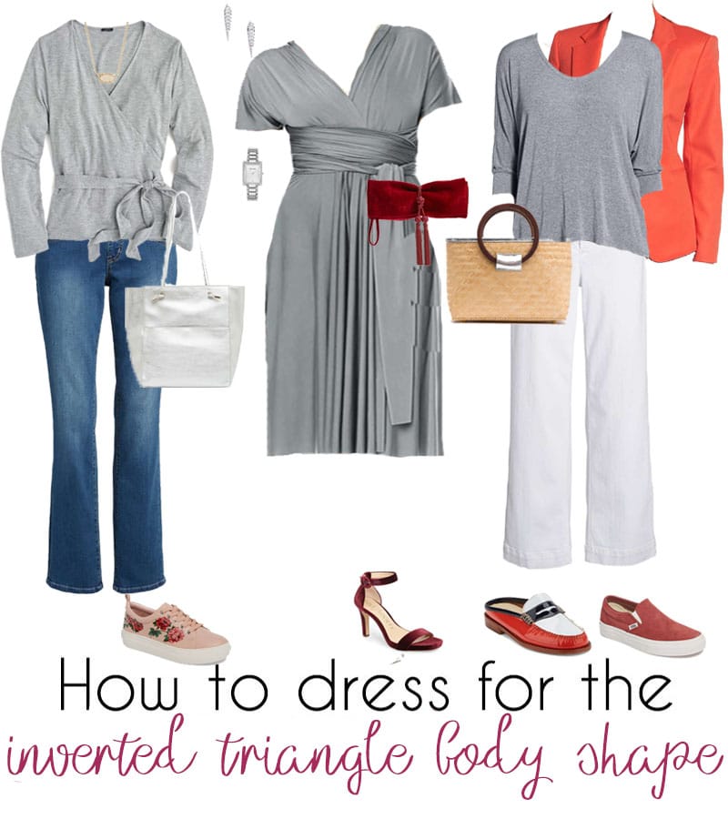 dressing a triangle body shape
