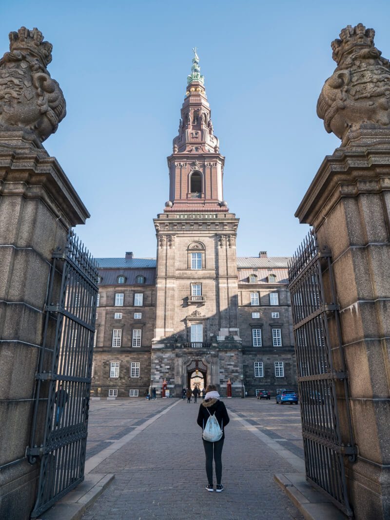 Wieża widokowa pałacu Christiansborg w Kopenhadze