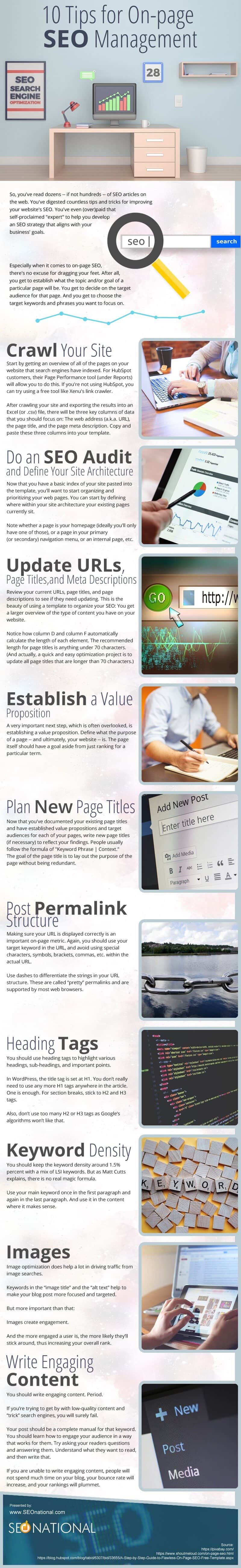 10 SEO ON-PAGE TIPS