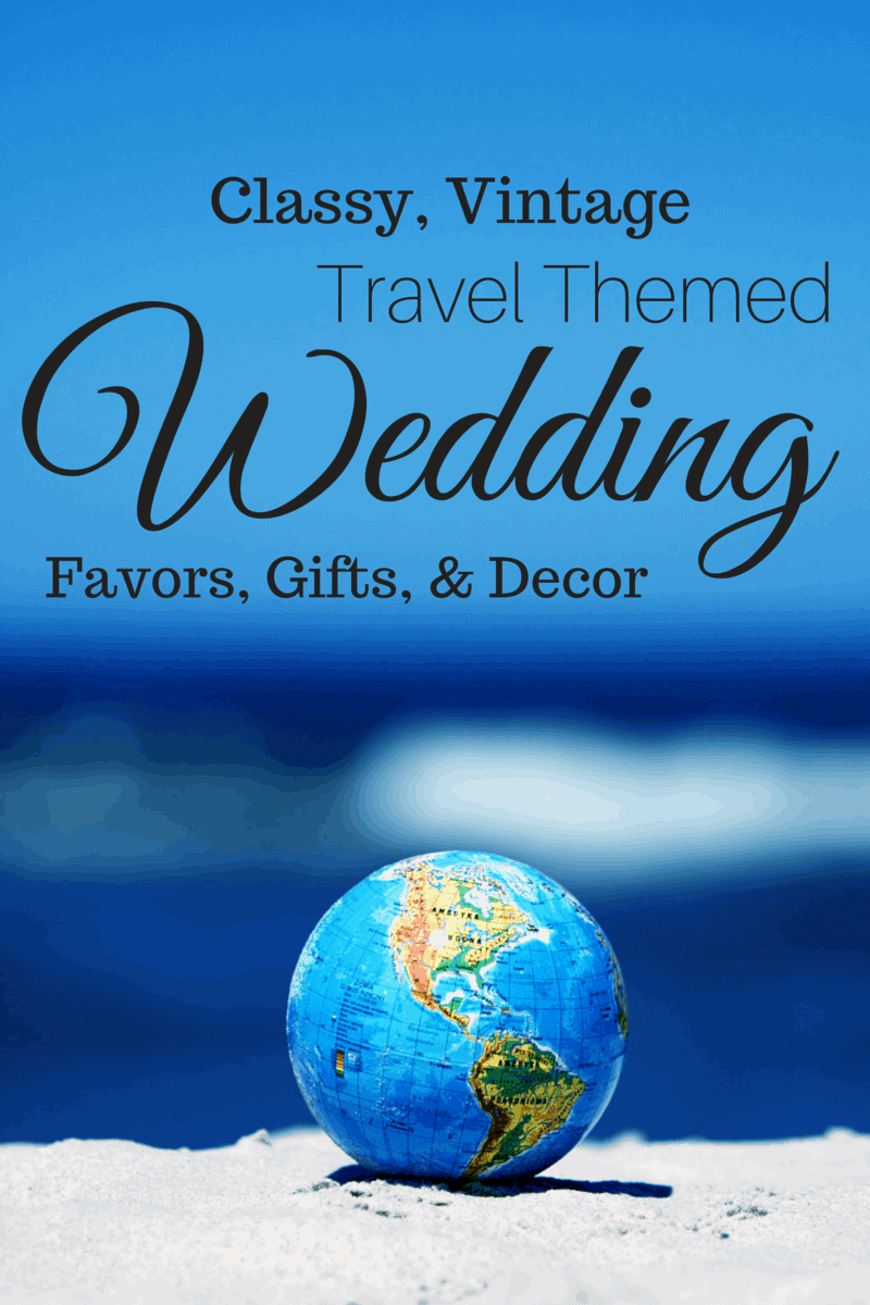 Classy Vintage Travel Wedding Favors, Gifts, & Home Decor
