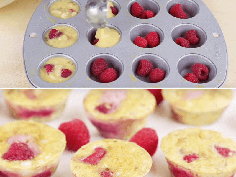 Three ingredient muffins - finger food for babies