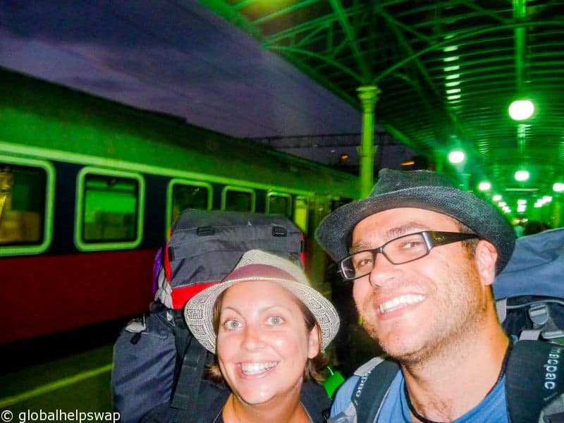 How we nearly starved on our first long train journey