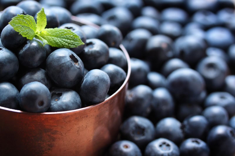 Blueberry carb count
