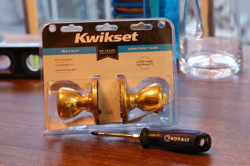 How to Change a Bedroom Door Knob with Kobalt Tools