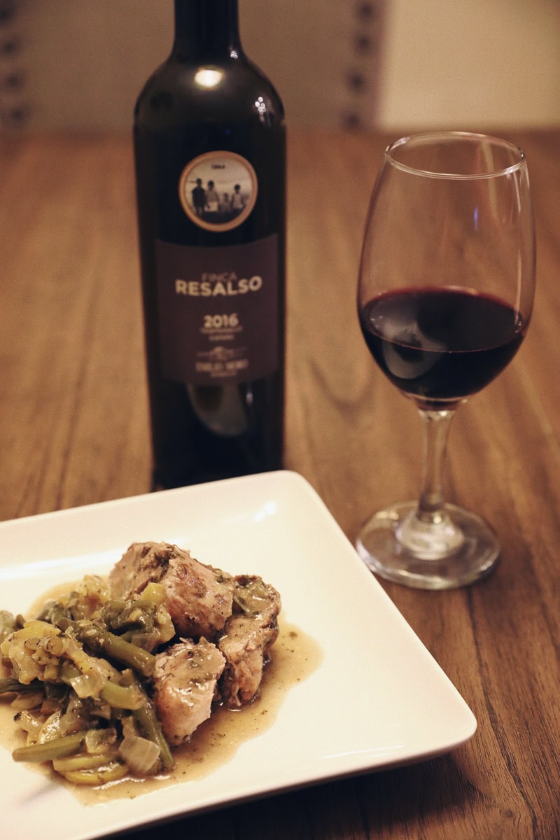Emilio Moro Tempranillo Wine with Pork Tenderloin