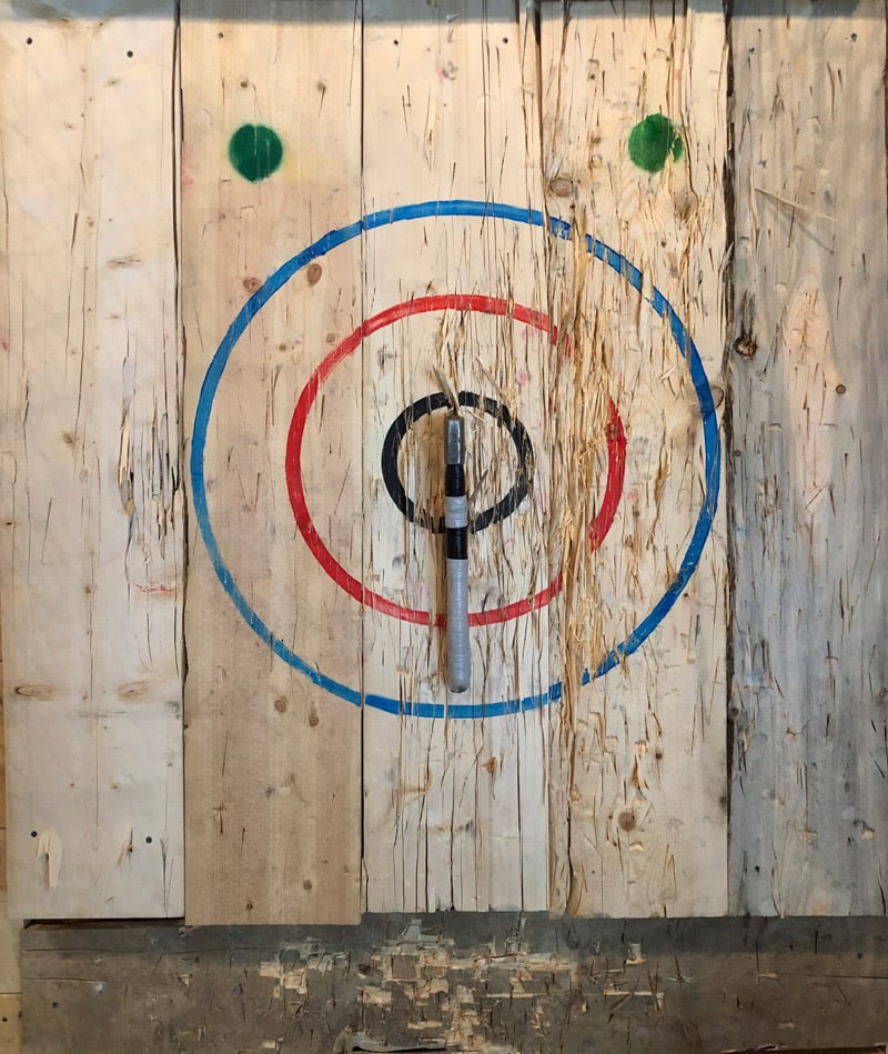 Bullseye at Forged Axe Whistler