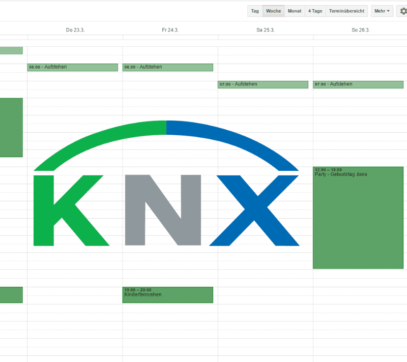 KNX mit Outlook steuern