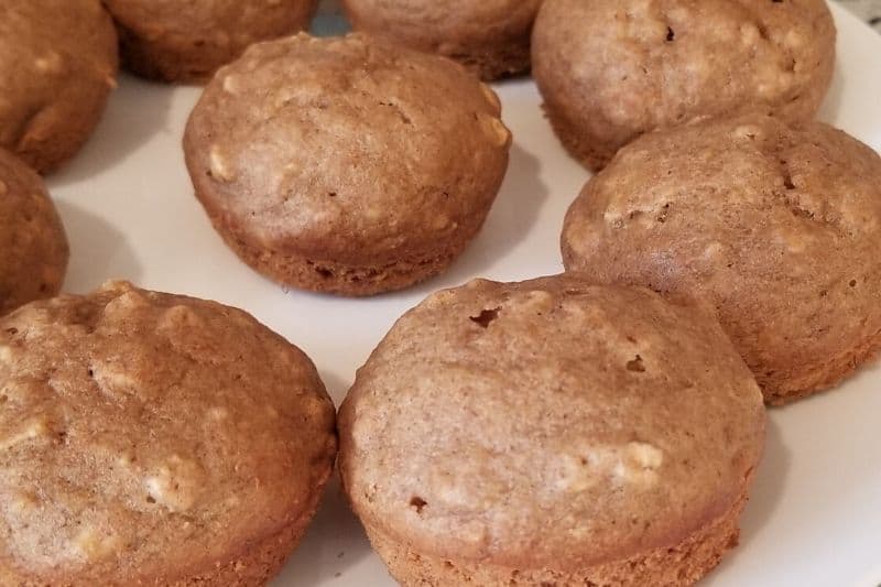Healthy Banana Blueberry Muffin