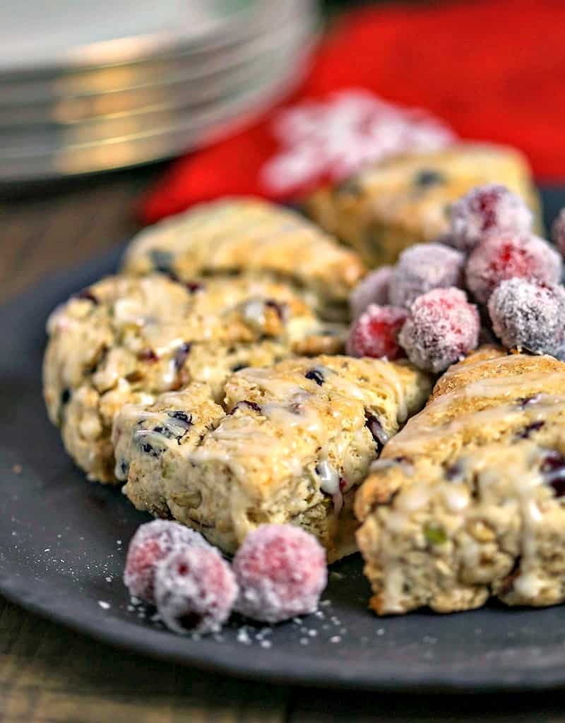 Cranberry Pistachio Scones | Life, Love, and Good good