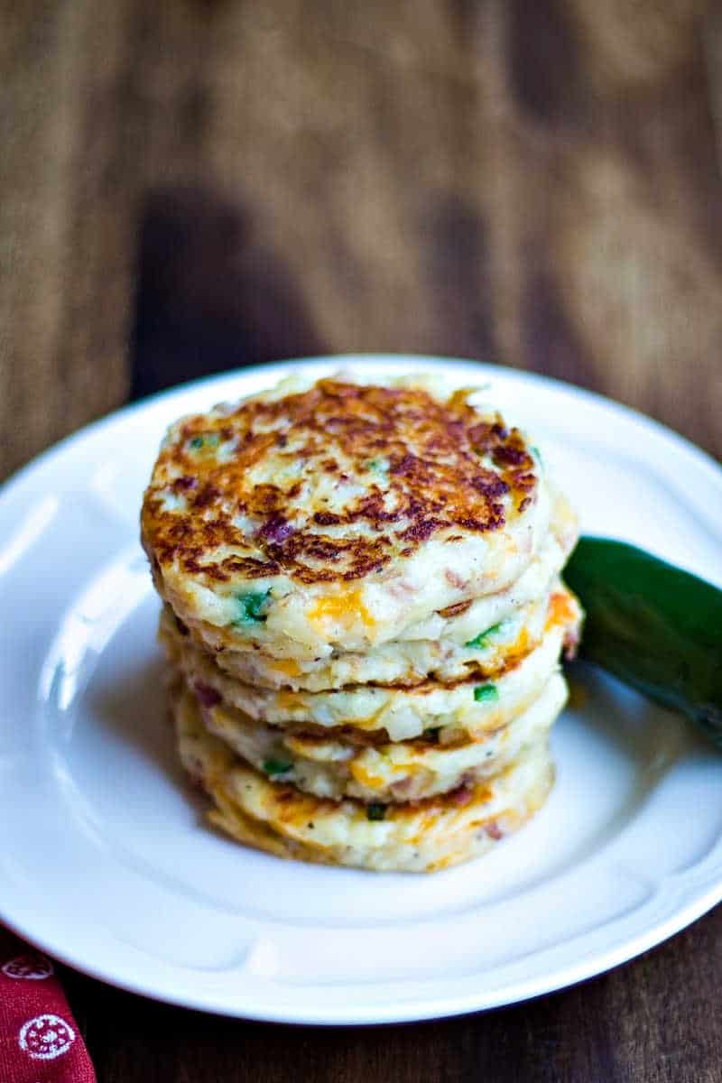 Tex-Mex Mashed Potato Cakes