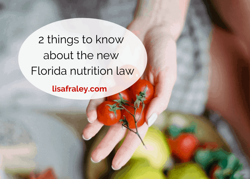 2 things to know about Florida’s new nutrition law