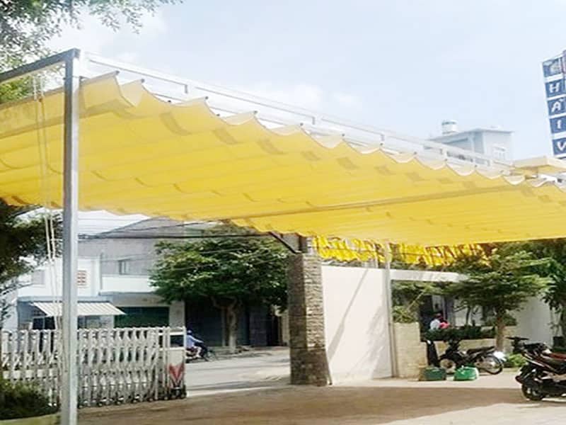 Mái che nhà hàng tiệc cưới, Mái xếp di động nhà hàng tiệc cưới