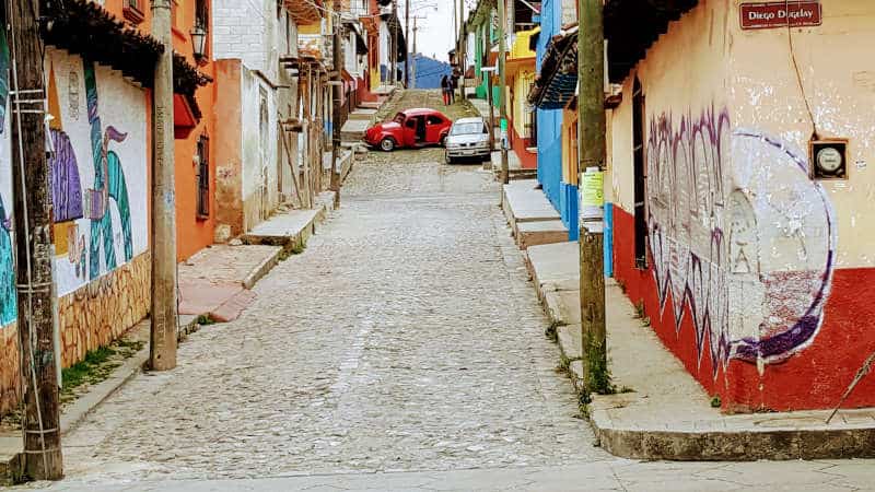 San Cristobal street view in town