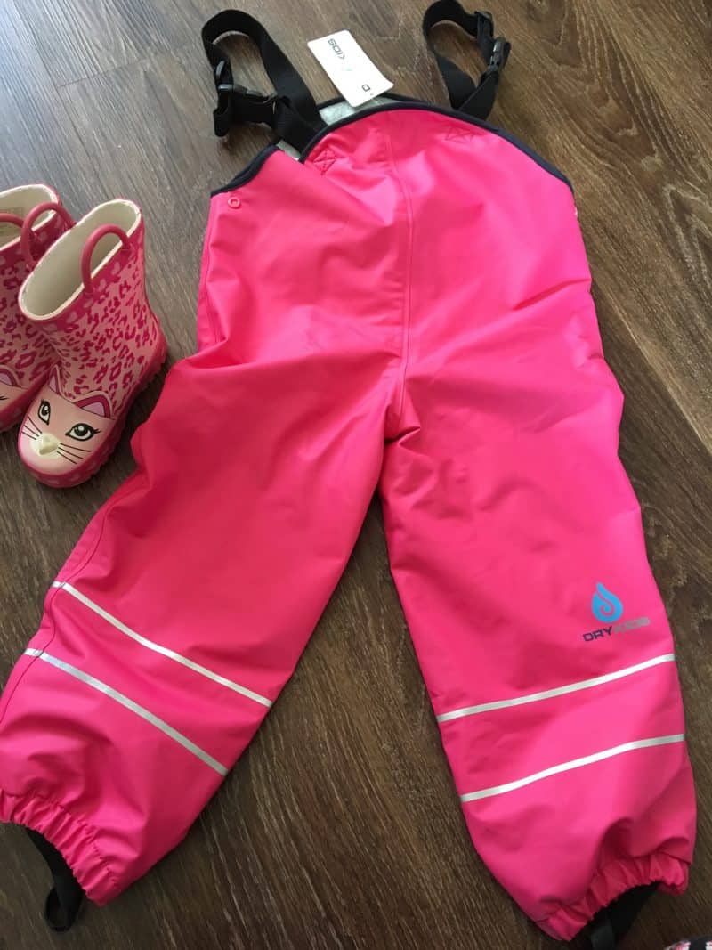 Review Dry Kids Waterproof Dungarees Rachel Bustin