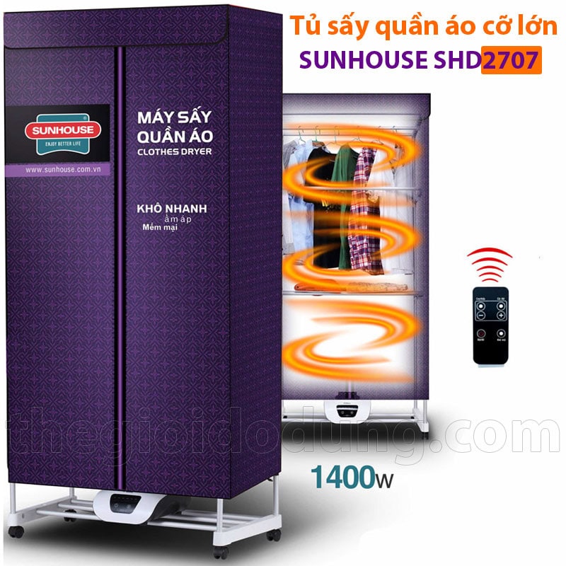Máy sấy quần áo Sunhouse SHD2707