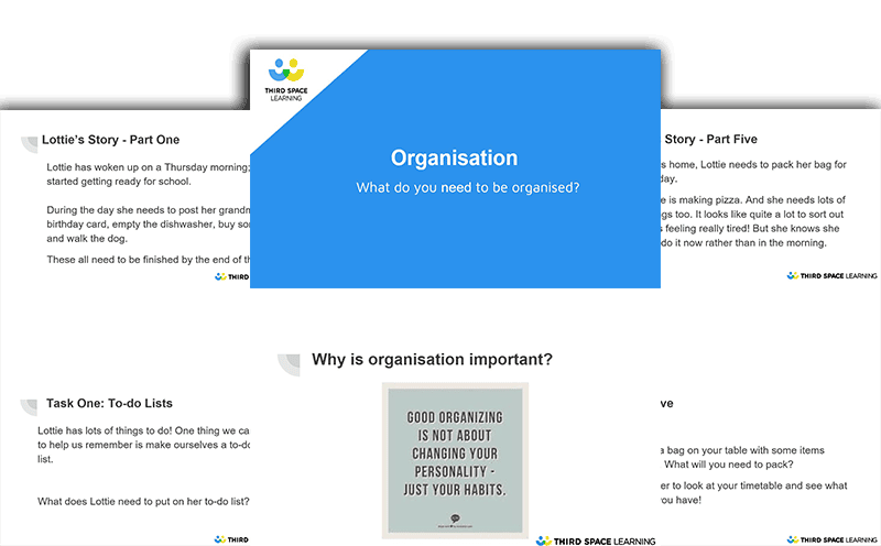 Year 6 Transition Worksheets